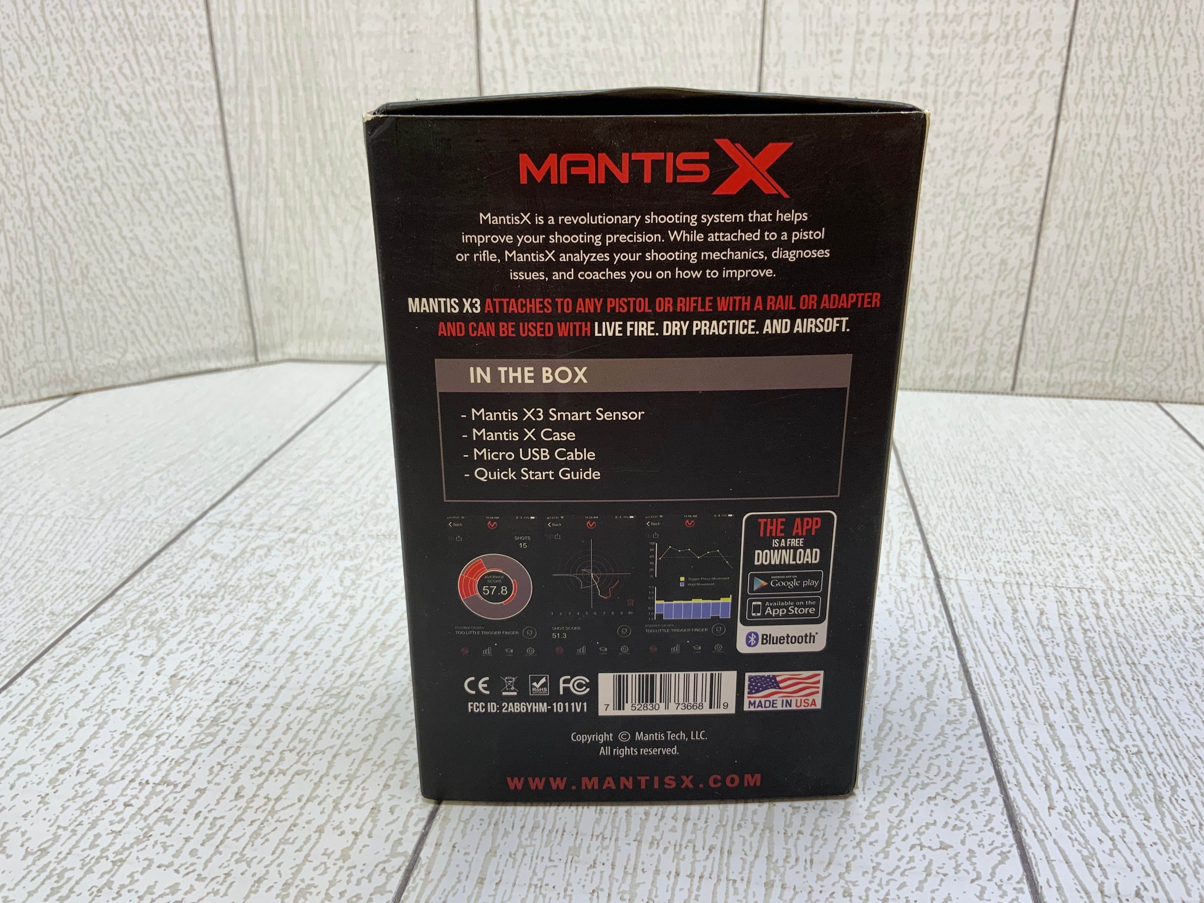 Mantis X3 Shooting Performance System - Real-time Tracking, Analysis (7921539907822)